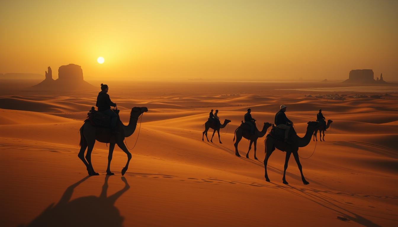 camel ride agafay desert