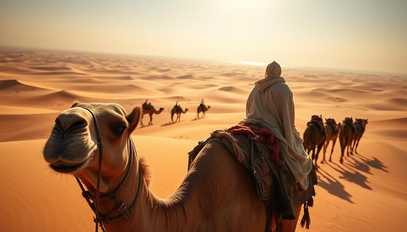 camel riding in marrakech
