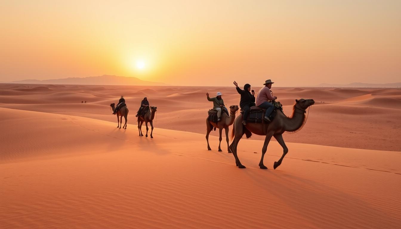 ride camel in morocco