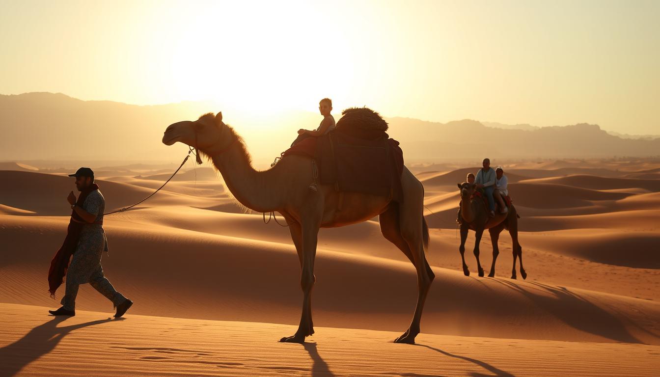 camel ride agafay desert