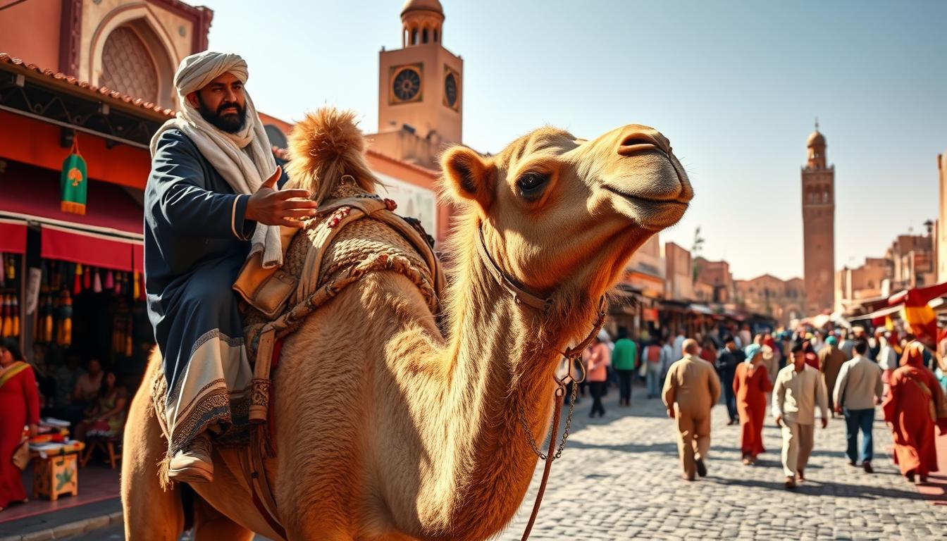 camel ride in marrakech